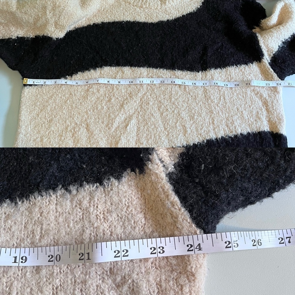 Apiece Apart Superfine Alpaca Elle Textured Sweater Abstract Print - Picture 7 of 16